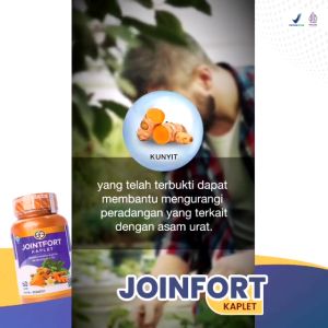 Joinfort Herbal Obat Asam Urat Nyeri Sendi Serta Mampu Atasi Syaraf Kejepit Kapsul Nyeri Sendi Alami Kandungan Kunyit Berkualitas - Lazada