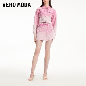 Vero Moda | Quần Short Đenim Rửa Mờ Phong Cách Thời Trang Đường Phố
