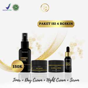 [READY] RGskin Beauty Paket isi 4 serum Toner Serum krim siang dan malam