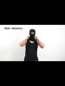 โม่ง ผ้าคลุมหน้า หน้ากากไหมพรม หมวกกันน็อค สําหรับขี่จักรยาน ล่าสัตว์