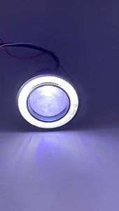 【24 hours delivery】1 Pair 3.5" COB LED Fog Light Projector Car Yellow Angel Eyes Halo Ring DRL Lamp