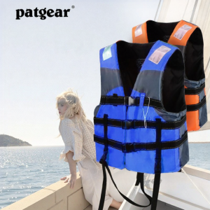 High Buoyancy Portable Life Jacket for Adults and Children Swimming Kayaking Fishing Boating Water Sports Safety Vest with Adjustable Straps and Reflective Strips