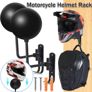 Mũ bảo hiểm xe máy Giá Treo Tường 180 Độ Xoay Mũ bảo hiểm xe đạp giá lưu trữ Với Móc Mũ Bảo Hiểm Giá trưng bày Phổ phụ kiện xe máy