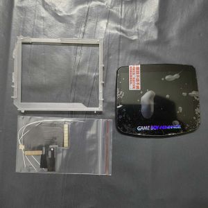 Replacement GBA IPS V4 Laminated LCD Screen Kits for Gameboy Advance IPS V4 High Brightness 15 Levels Gaming Screen with Custom Shell