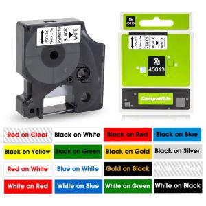 45013 Labeling Tape Cartridge Compatible for Dymo D1 LabelManager Writer Maker 280 160 260P