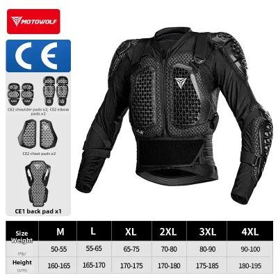 MOTOWOLF | Motorcycle Crash-Proof Armor Protection Suit