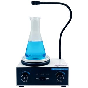 2L Heating Magnetic Stirrer EU Plug 0-2600RPM Magnetic Heater Temperature Control Speed ​​Hot Plate Lab Equipment