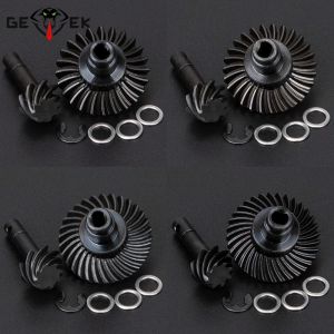 Hạng Nặng Xoắn Ốc Overdrive Gear Bộ Cho 1/10 RC Xe Bánh Xích SCX10 II AR44/45 Capra Trục 24/8T 27/8T 30/8T 33/8T Ngược Gear Kim Loại