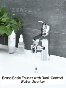 Bathroom Toilet T Adapter Three-Way Diverter Valve Brass G1/2 Foaming Mesh Nozzle Switchable Valve Compatible With Spray Gun / Shower Hose