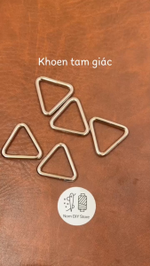Khoen Tam Giác Đều Lọt Lòng 25mm – Phụ Kiện Đồ Da Túi Xách Handmade