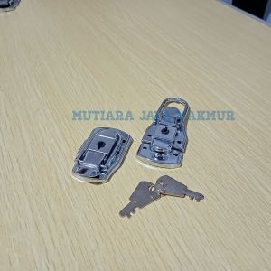 KUNCI KOPER / BOX / TAS / GEMBOK ( S73 SILVER )CONTAINER HARDCASE ACCESSORIES #KUNCI KOPER )