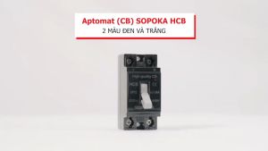 Atomat tự động Sopoka HCB aptomat đạt tiêu chuẩn Châu Âu 10A 20A 30A 40A chính xác chịu nhiệt chống cháy CB chống giật CB ngoài trời