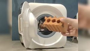 Ready Stock - Wall-Mount Mini Washer Dryer for Underwear  3.5L Stainless Drum | Blue Light Sterilization