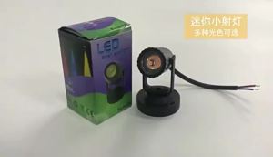 85-265V Mini RGB Spotlight LED Stage Lighting Effect Lightweight for Party Wedding Mirror Ball Club Dj Disco Bar KTV Events