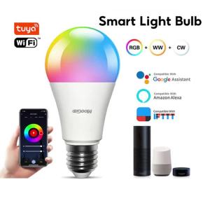 MeeGoo Tuya Wifi/Bluetooth Smart Bulb Alexa Led Lamp E27 RGB Smart Light Bulbs 110V 220V Smart Lamps For Google Assisatnt Smart
