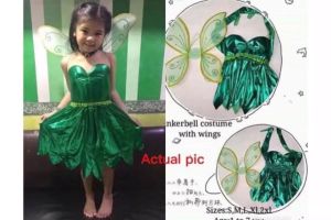 Tinker bell costume 2month to 8yrs