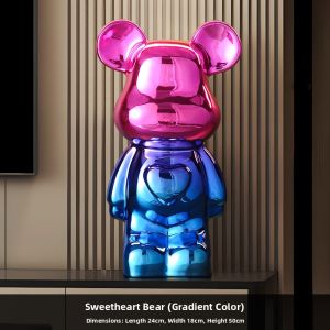 MEIWEISI | Luxurious Ceramic Violent Bear Ornament