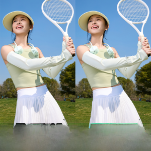 MiiOW | MiiOW Ice Sleeve แขนกันแดดสำหรับผู้หญิง ฤดูร้อน น้ำหนักเบา บาง ใส่สบาย ป้องกันรังสียูวี สำหรับขี่จักรยานกลางแจ้ง ขับรถ