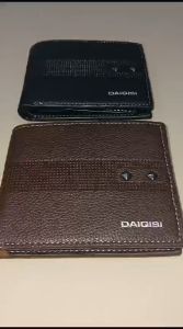 DAIQISI 0018-1 DOMPET UANG BIFOLD LIPAT PRIA TEBAL BAHAN SINTETIS