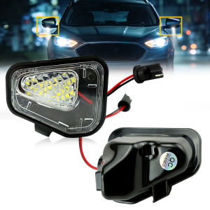 2x LED Side Under Mirror Puddle Light For VW Passat B7 CC Scirocco III Jetta Eos
