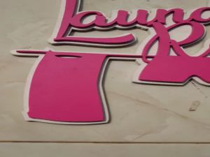 Kurnia Art Shoop Mall Hiasan Dinding Walldecore Dapur Happy Cooking Love Warna Laser Cuting Kayu Minimalis Double Layer