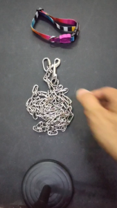 Heavy Duty Stainless Steel Grade 304 Dog leash chain 2mm thick link chain in various length pets dogs harness