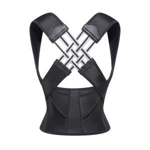 Cross-Border White Road Back Beijia Adult Back Correction Band Student Invisible Open Shoulder Prevention Kyphotone Posture Correction Belt