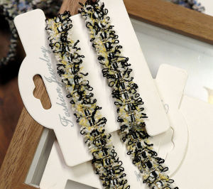 DIY Lace Trim Braided Ribbon Home Decor Doll Material Embellishment Chinese Small Fragrance Style Tassel Weaving Ribbon