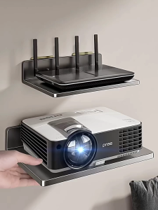 Home Camera Storage Rack Wall-Mounted Router Rack Multi-Purpose Indoor/Outdoor Monitor Mount Tv Set-Top Box Support Rack