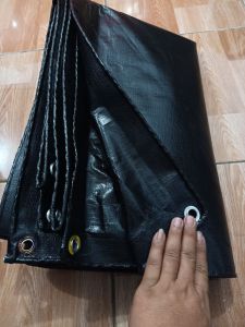 Terpal A12 Hitam ukuran 2x3meter waterproof