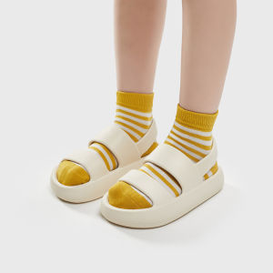 Youdiao Childrens Sandals Girls Summer Princess Soft Bottom Anti-slip Sports Shoes Waterproof Breathable Slip-On EVA Material