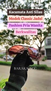 Kacamata Gaya Fashion Pria & Wanita Gratis Kotak & Lap Berkwalitas Baik