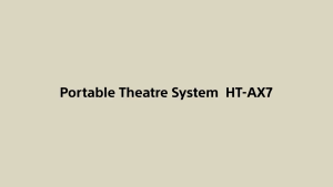 SONY HT-AX7 Portable Theatre System with 360 Spatial Sound Mapping | AX7