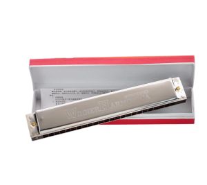 [HOẢ TỐC] Kèn Harmonica Tremolo Winner 24 Lỗ Tone C