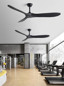 「China Plug」PUYU | High Power Retro Industrial Fan with Remote Control