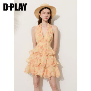 D-PLAY | Vacation Style Sleeveless Layered Dress