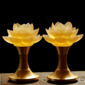 HENANSHENGZHONG | LED Energy-saving Altar Lamp Lotus Shape