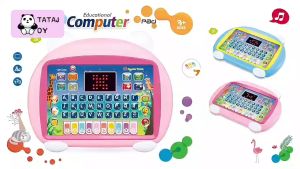 Tatajoy Tablet Belajar Huruf Edukasi Anak Mainan Tablet Musik Piano Anak Laptop Mainan Edukasi Anak Untuk Hadiah Ultah & Natal Anak