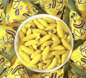 Túi 500g Kẹo Socola Giòn Quả Chuối Ít ĐườngNgọt Ngào Thơm Ngon