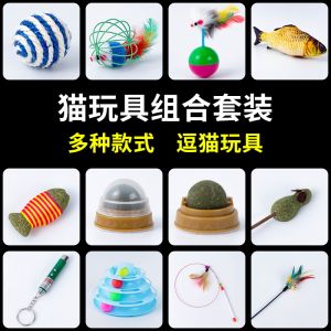 Interactive Laser Cat Toy Mouse Pet Plaything Kittens Supplies Set Fun Relief Self Entertaining Toy for Cats Dog Toys