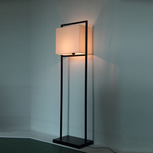 Modern Simplicity New Chinese Style Standing Lamp Bedroom Study Living Room Sofa Side Designer Reading Ground Light Iron Cloth Material