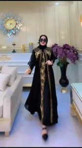 Gamis Abaya Turkey / Outfit Remaja Terbaru / Fashion Muslim - Syaqila