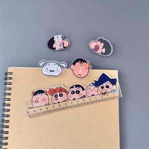 Acrylic Student Stationery Set with Clip for  Papers And Files Measurement Tools Drawing Pencils And Other School Supplies