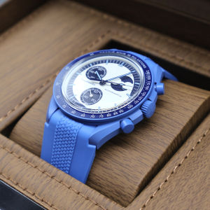 For Omega Swatch Watch Band Sports Quick Release Men Women For Liquid Silicone Moonswatch Strap