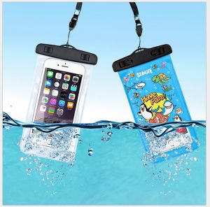 Universal Phone Waterproof Bag Touch Screen Swimming by the Sea Diving Photography Drifting Water Park Rain-Proof Halterneck Hanging Bag