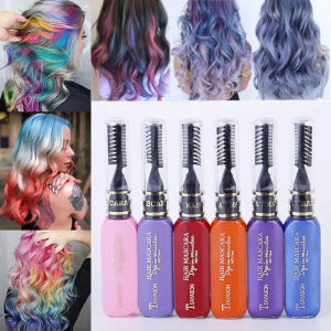 13 Colors One-off Hairs Color Disposable Hair Coloured Mascara Hair Beauty Tool Washable Non-toxic DIY Blue Grey Purple Hair Wax