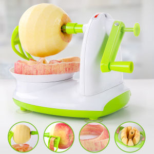 Hand-Cranked  Peeler Cutter Pear Skin Remover Kitchen Tool Multi-Functional Fruit Slicer Home Use Essential Tool