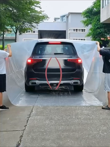 JZ ถุงกันน้ำรถยนต์หนา ป้องกันน้ำฝน ปิดสนิท ป้องกันทั้งปี ใสใส่ได้ สำหรับรถยนต์ SUV รถยนต์ขนาดใหญ่