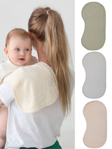 SHENGFEILA | Spit-up Prevention Burp Cloth Soft Cotton Muslin