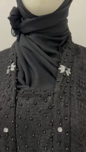 Realpict Setelan Kebaya Modern Wanita Terbaru 2024 Tunik Kutu Baru Payet Mutiara Rok Songket